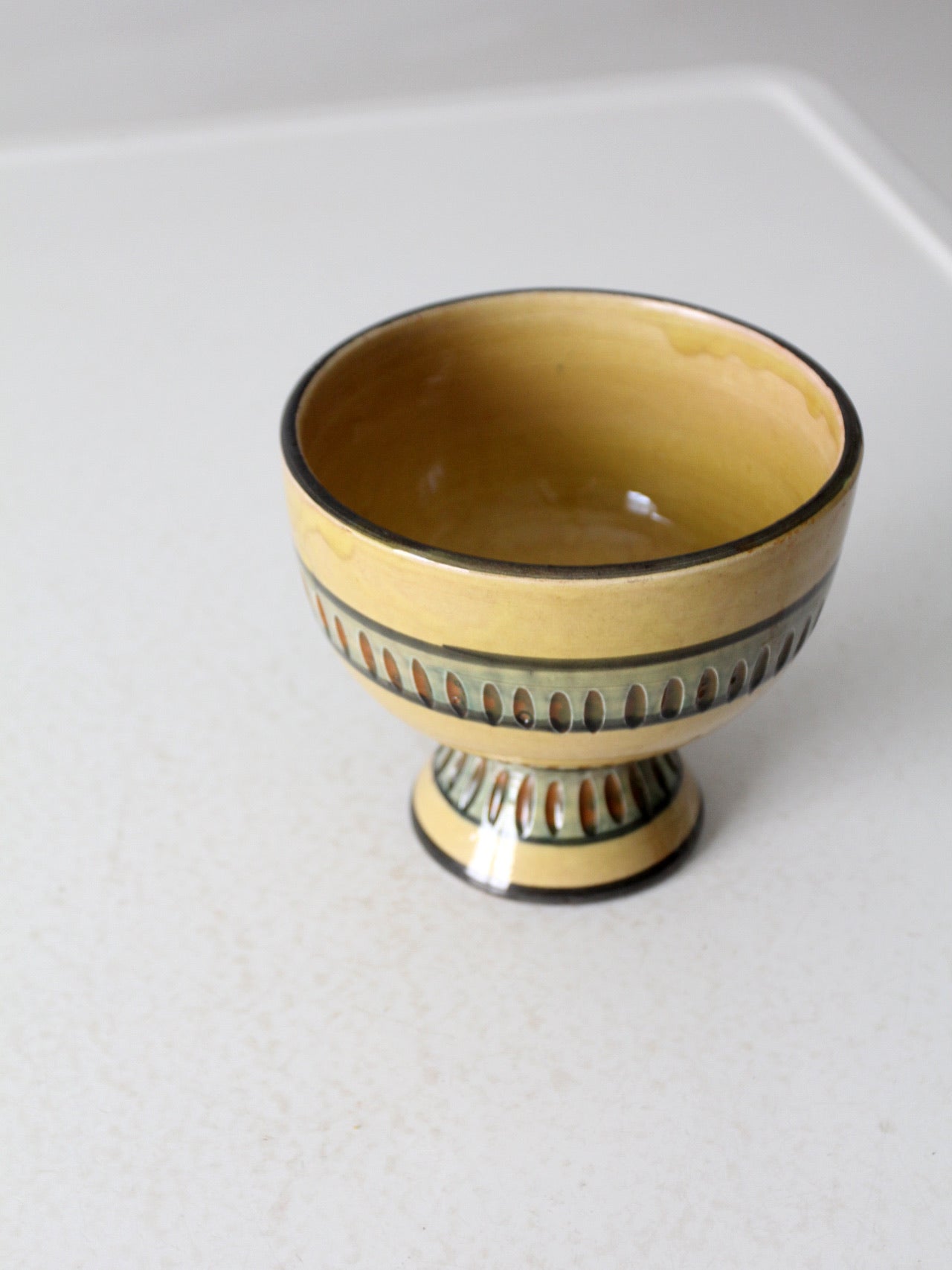 mid century modern pottery vase