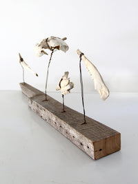 1920s folk art bone sculpture