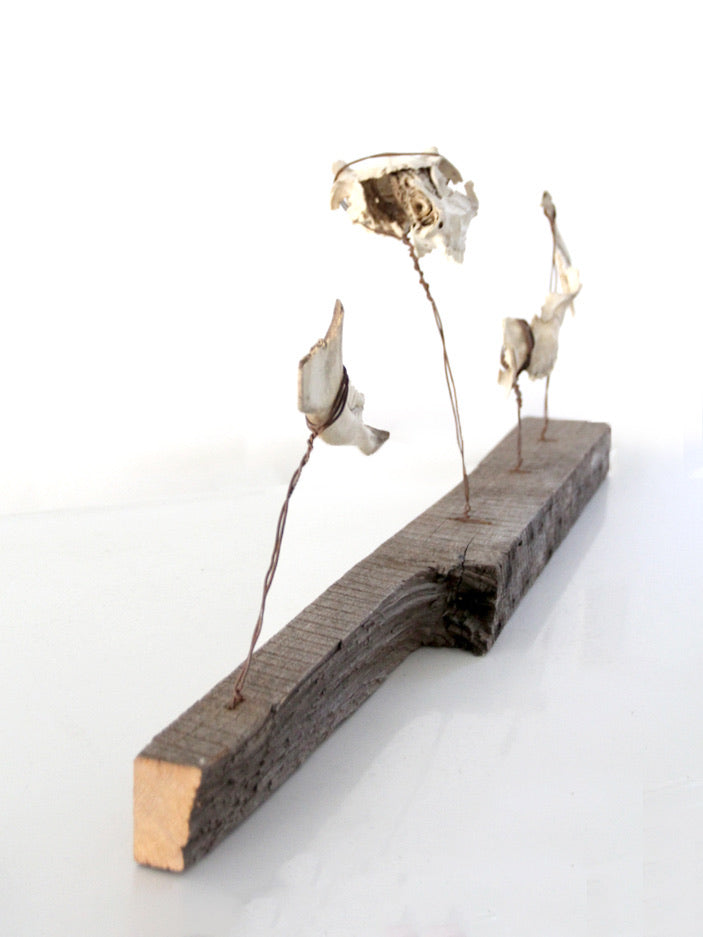 1920s folk art bone sculpture