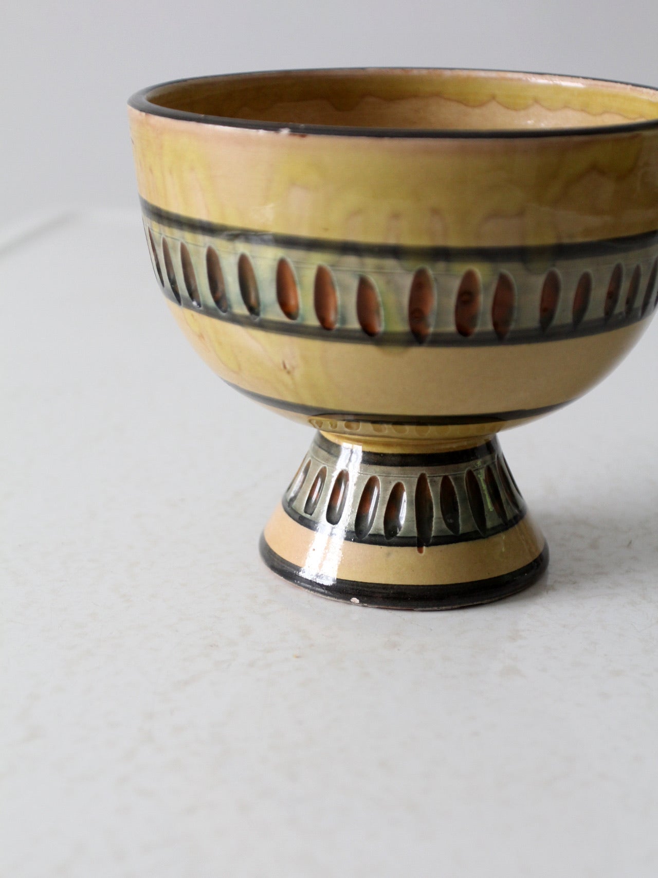 mid century modern pottery vase