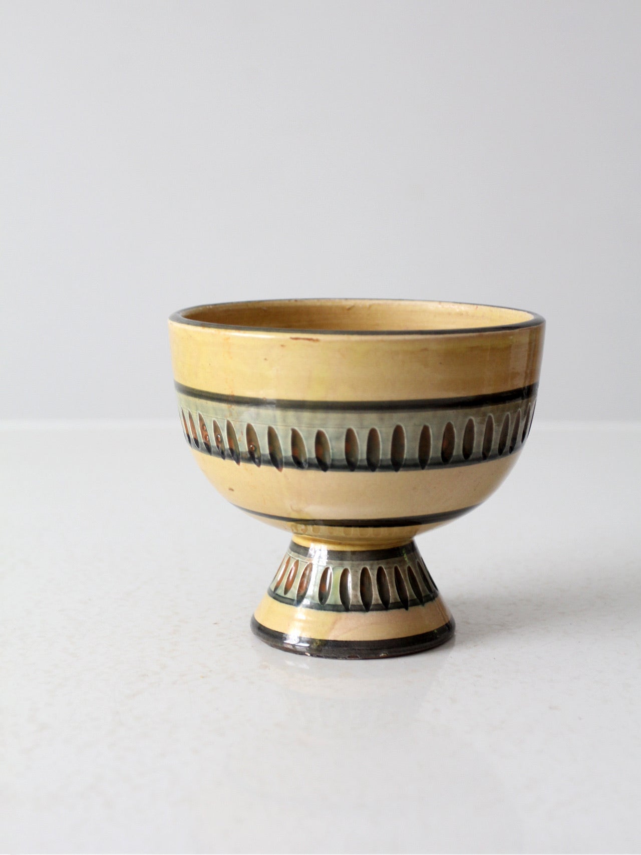 mid century modern pottery vase