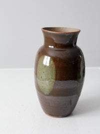 vintage 70s studio pottery vase