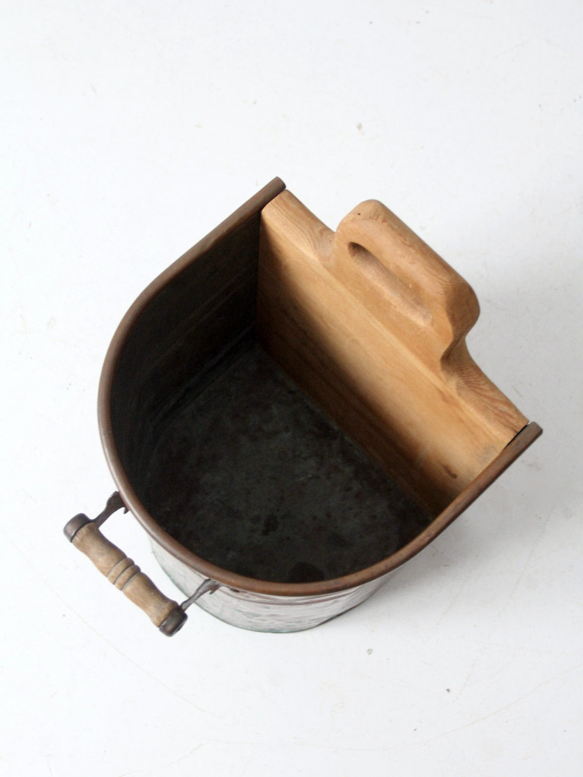 vintage copper bucket