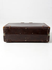 vintage 1940s leather suitcase