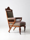 antique Victorian Eastlake parlor chair