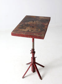vintage industrial table