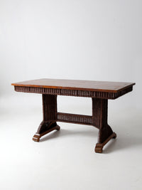 antique Heywood Wakefield wicker table