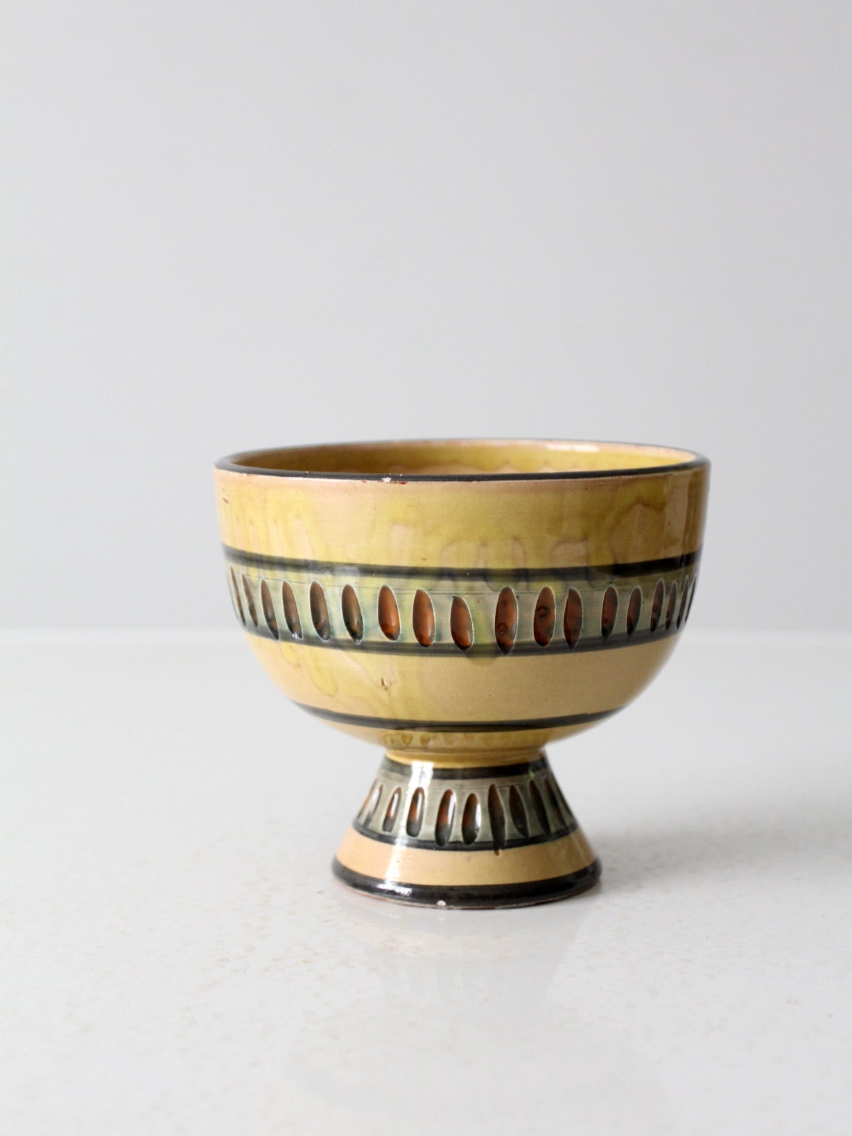 mid century modern pottery vase