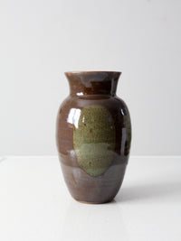 vintage 70s studio pottery vase