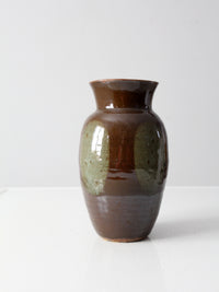 vintage 70s studio pottery vase