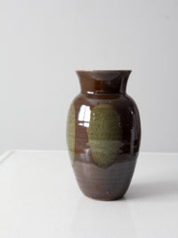 vintage 70s studio pottery vase