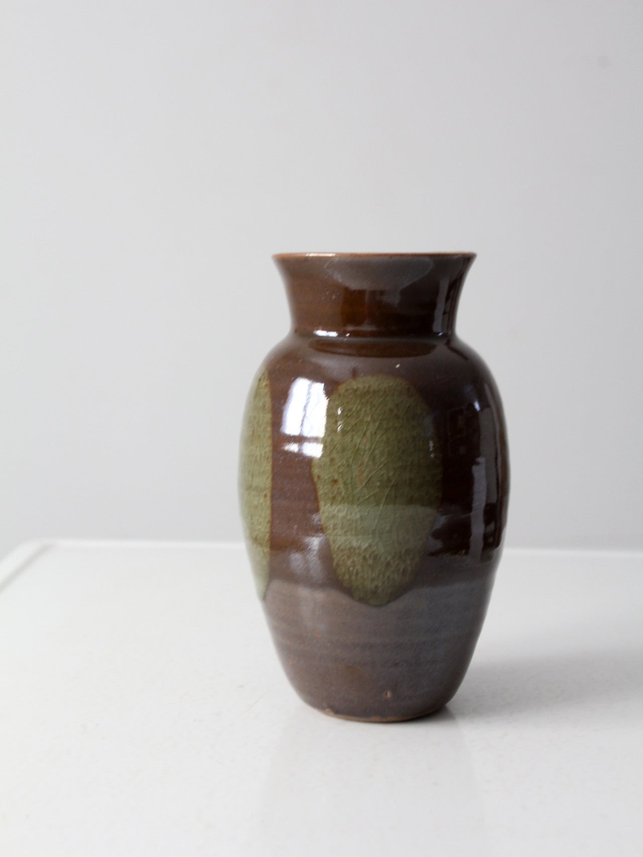 vintage 70s studio pottery vase