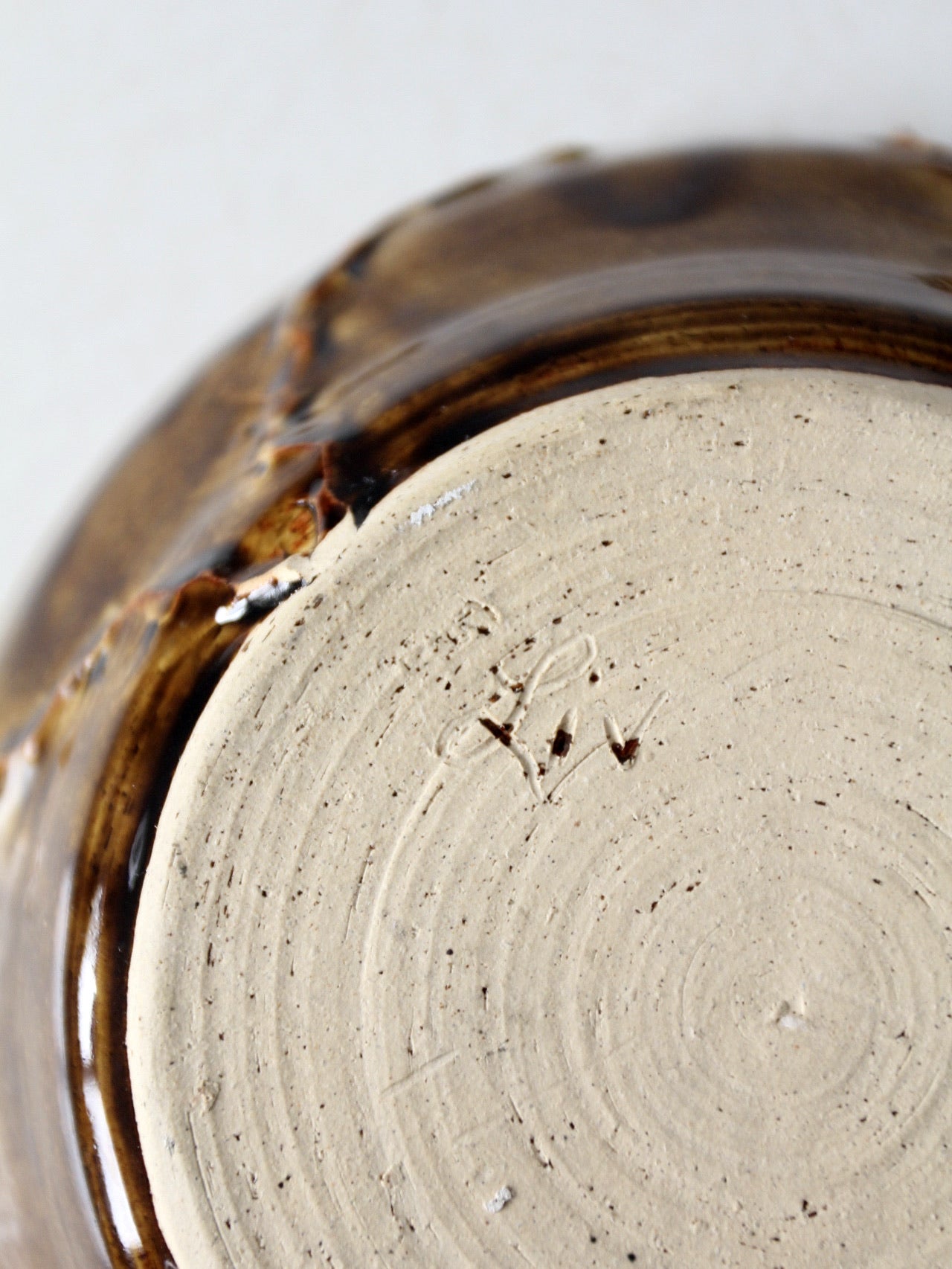 vintage studio pottery bowl