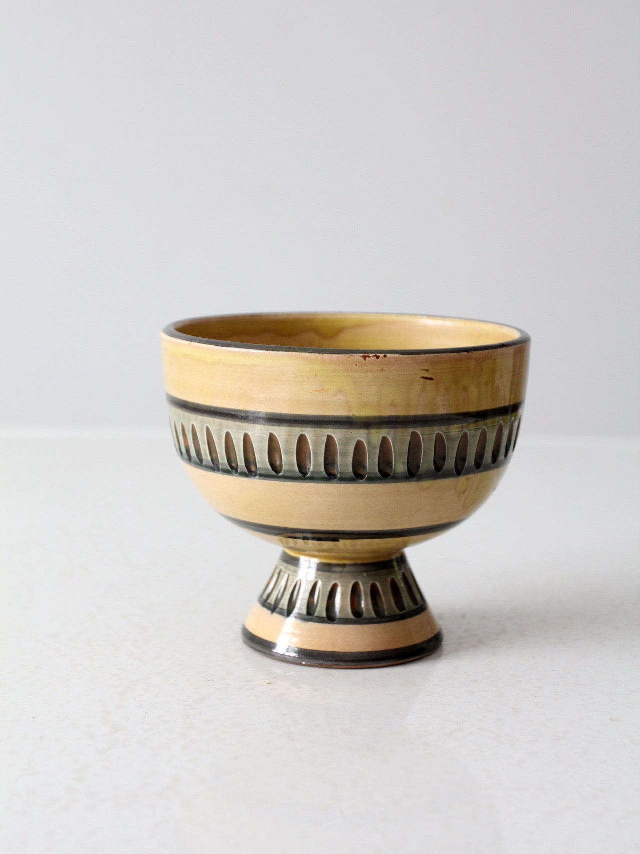 mid century modern pottery vase