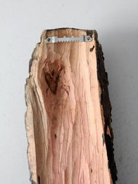 vintage folk art carved wood face wall hanging