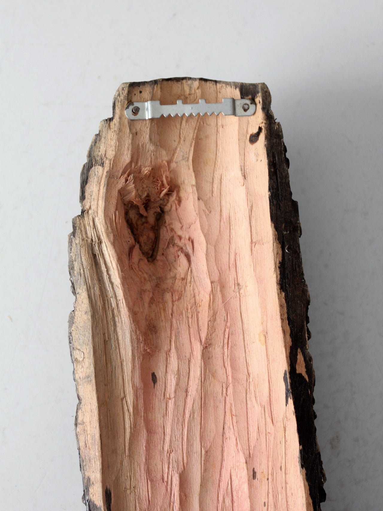 vintage folk art carved wood face wall hanging