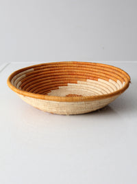 vintage coil basket bowl