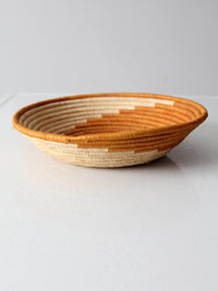 vintage coil basket bowl