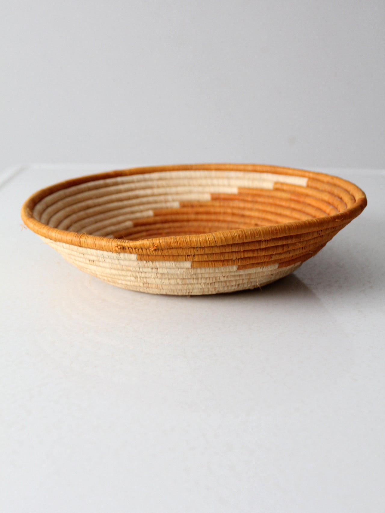 vintage coil basket bowl