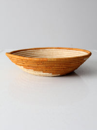 vintage coil basket bowl