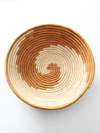 vintage coil basket bowl