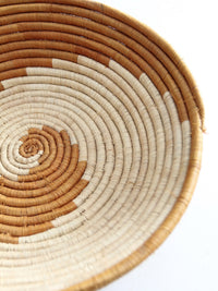 vintage coil basket bowl