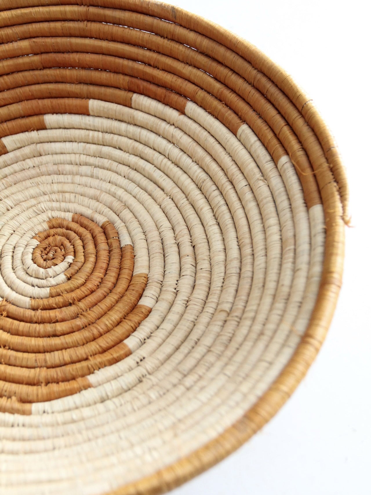 vintage coil basket bowl