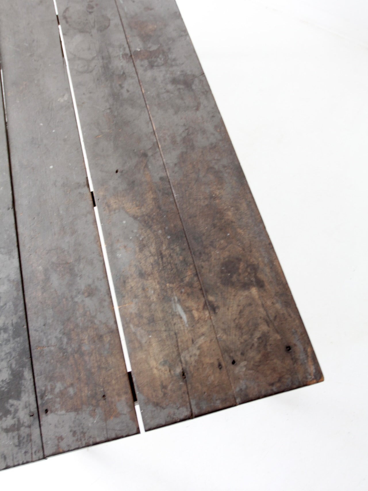 antique primitive wood farm table