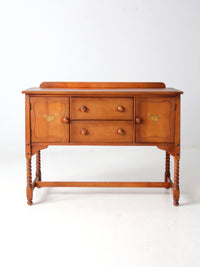 vintage Phoenix Chair Co floral buffet cabinet