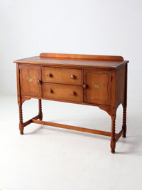 vintage Phoenix Chair Co floral buffet cabinet