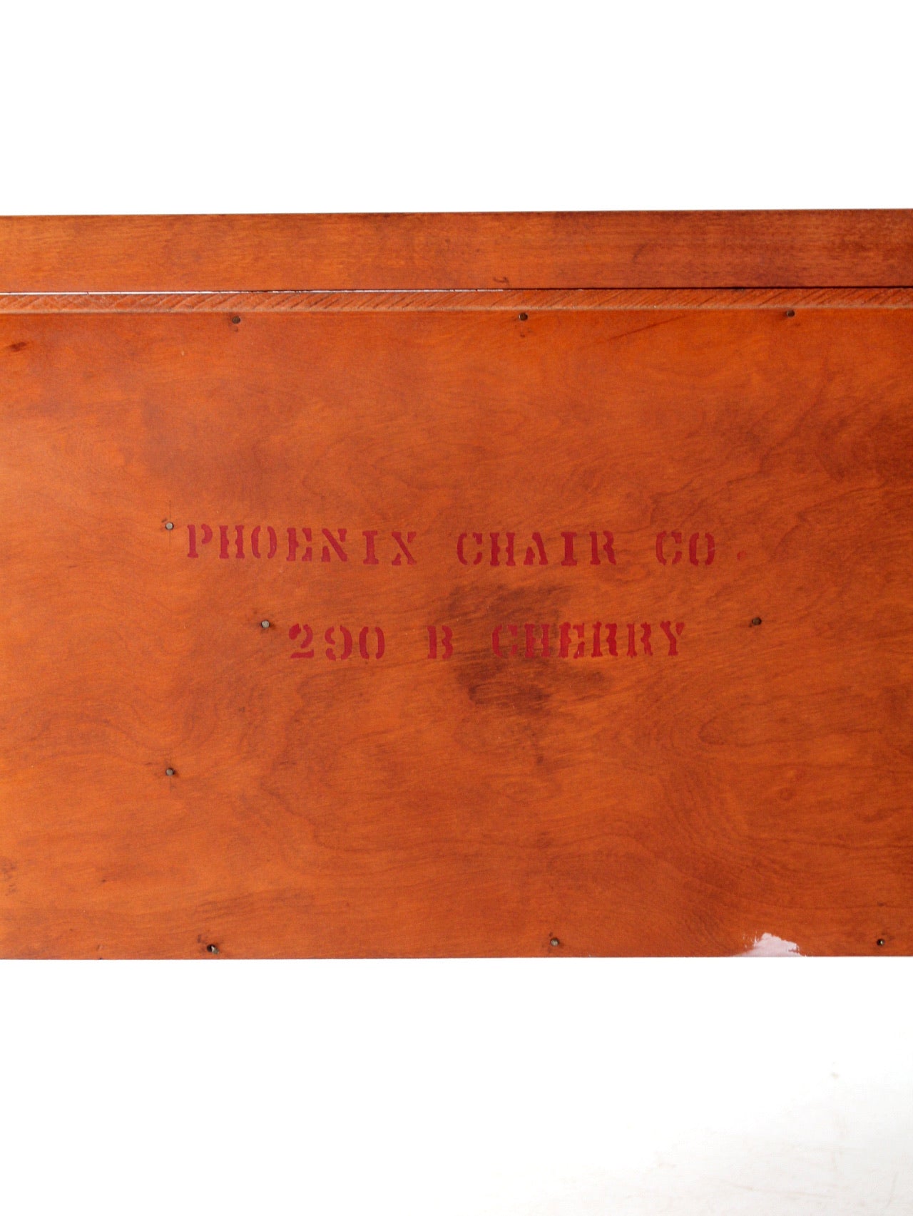 vintage Phoenix Chair Co floral buffet cabinet