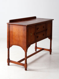 vintage Phoenix Chair Co floral buffet cabinet