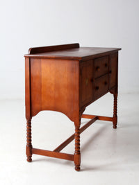 vintage Phoenix Chair Co floral buffet cabinet