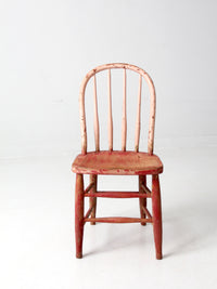 vintage painted pink kid's chair