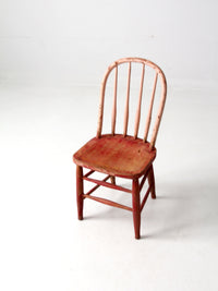 vintage painted pink kid's chair