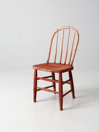 vintage painted pink kid's chair