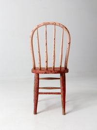 vintage painted pink kid's chair