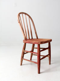 vintage painted pink kid's chair