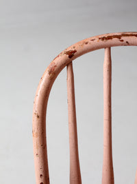vintage painted pink kid's chair