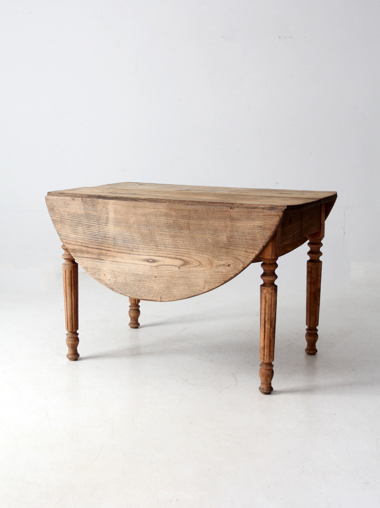 antique drop leaf dining table