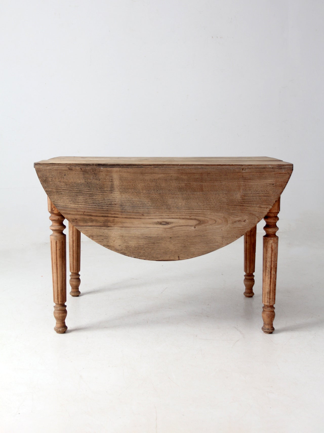 antique drop leaf dining table