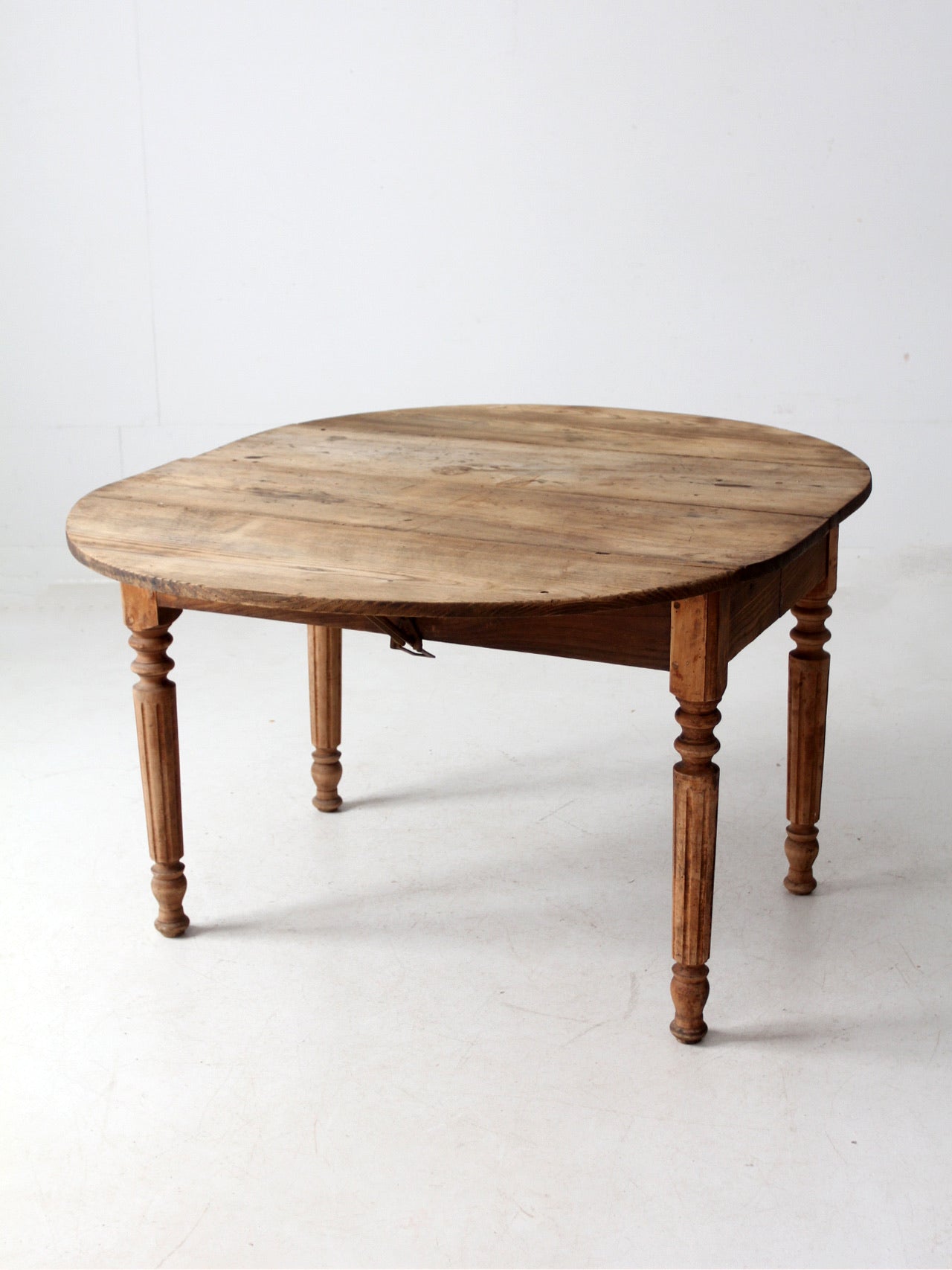 antique drop leaf dining table
