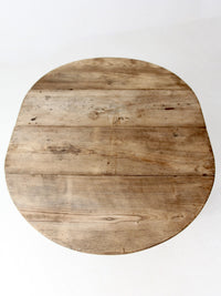 antique drop leaf dining table