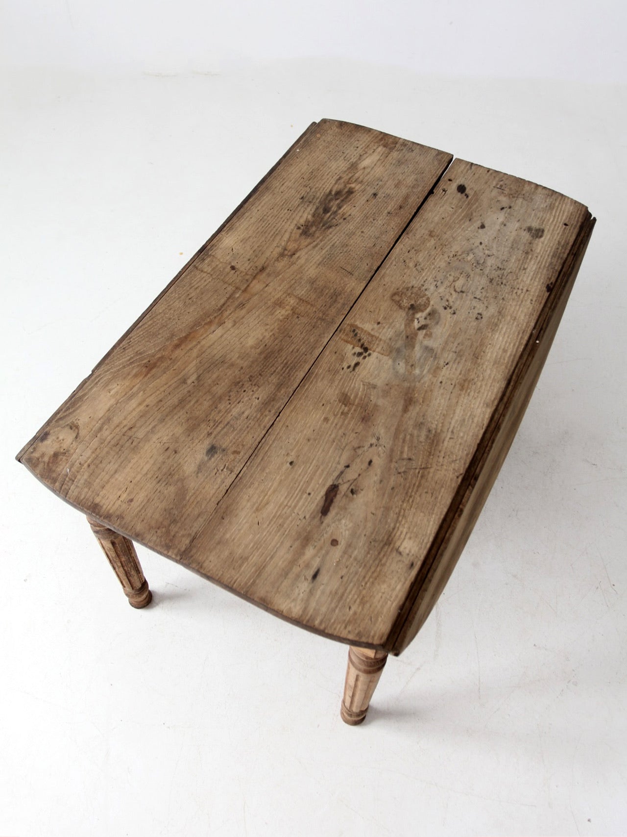 antique drop leaf dining table