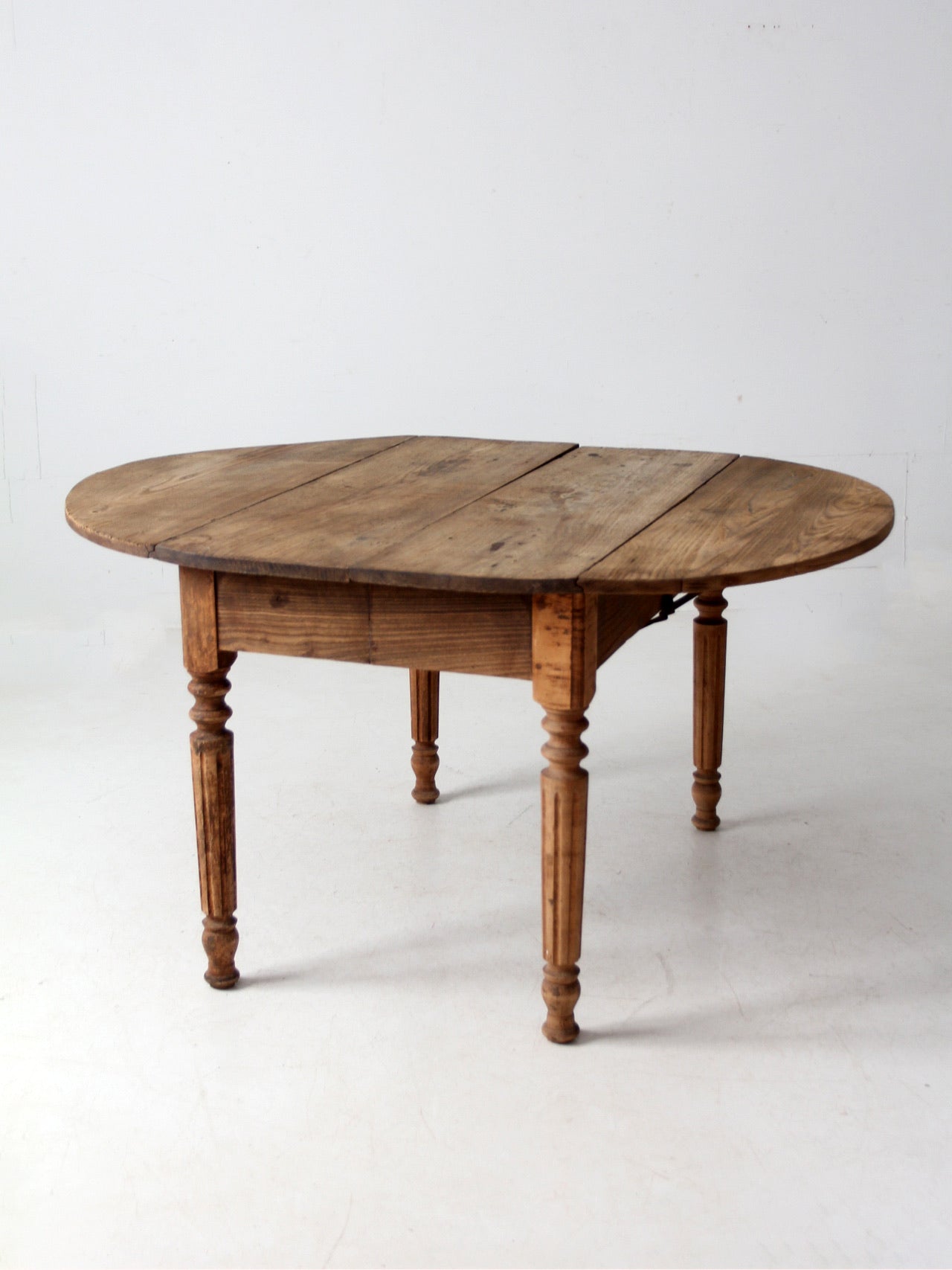 antique drop leaf dining table