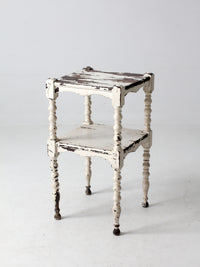 antique painted side table