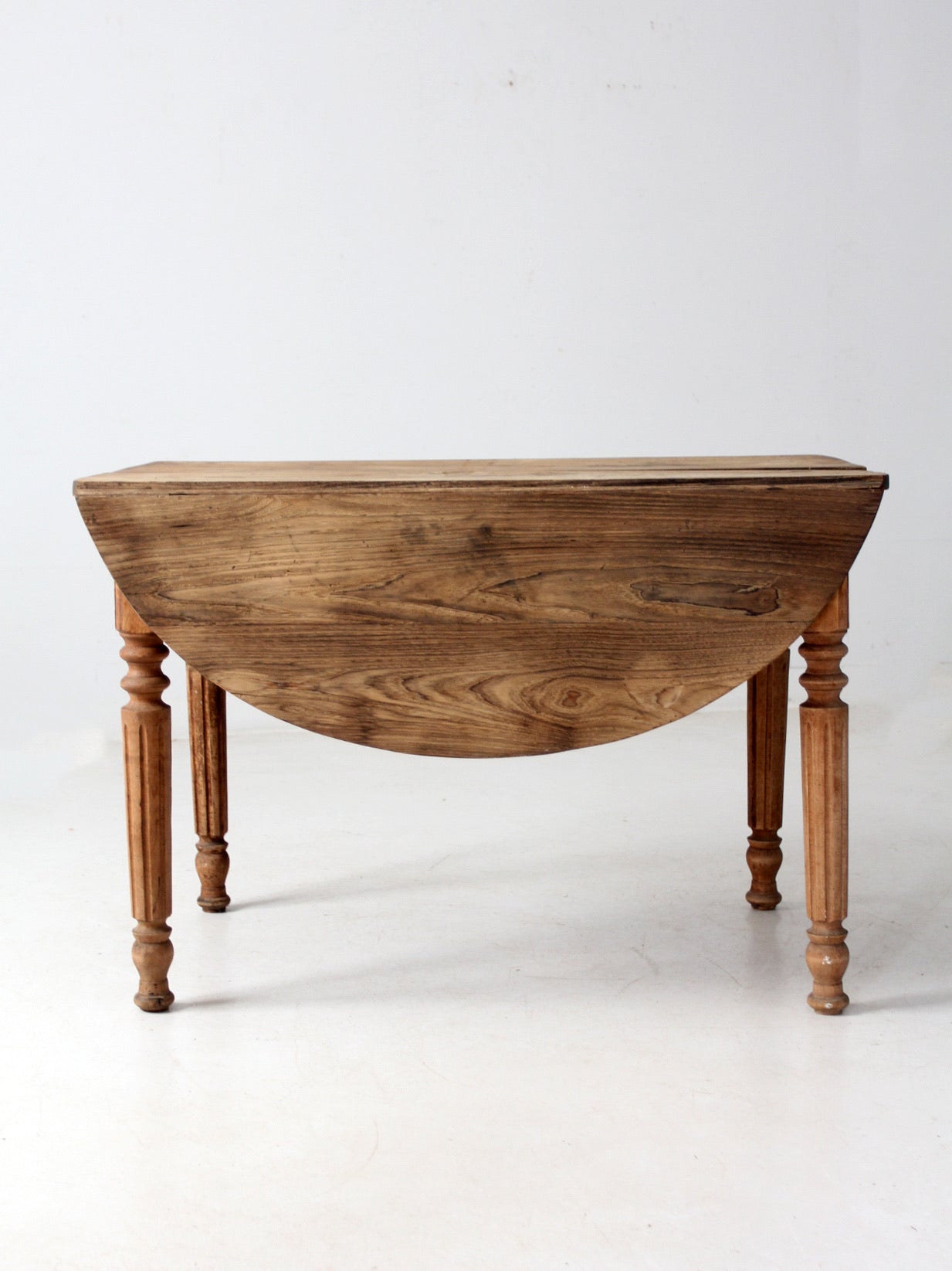 antique drop leaf dining table