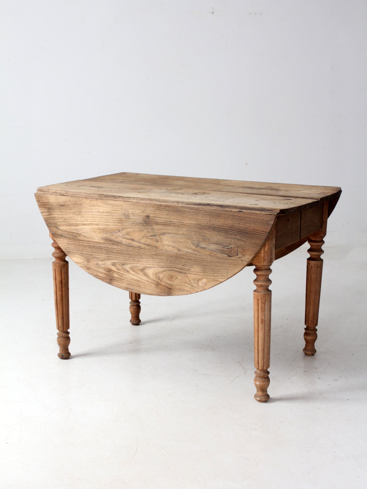 antique drop leaf dining table