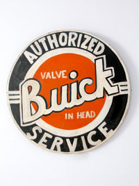 vintage Buick Valve in Head Service sign