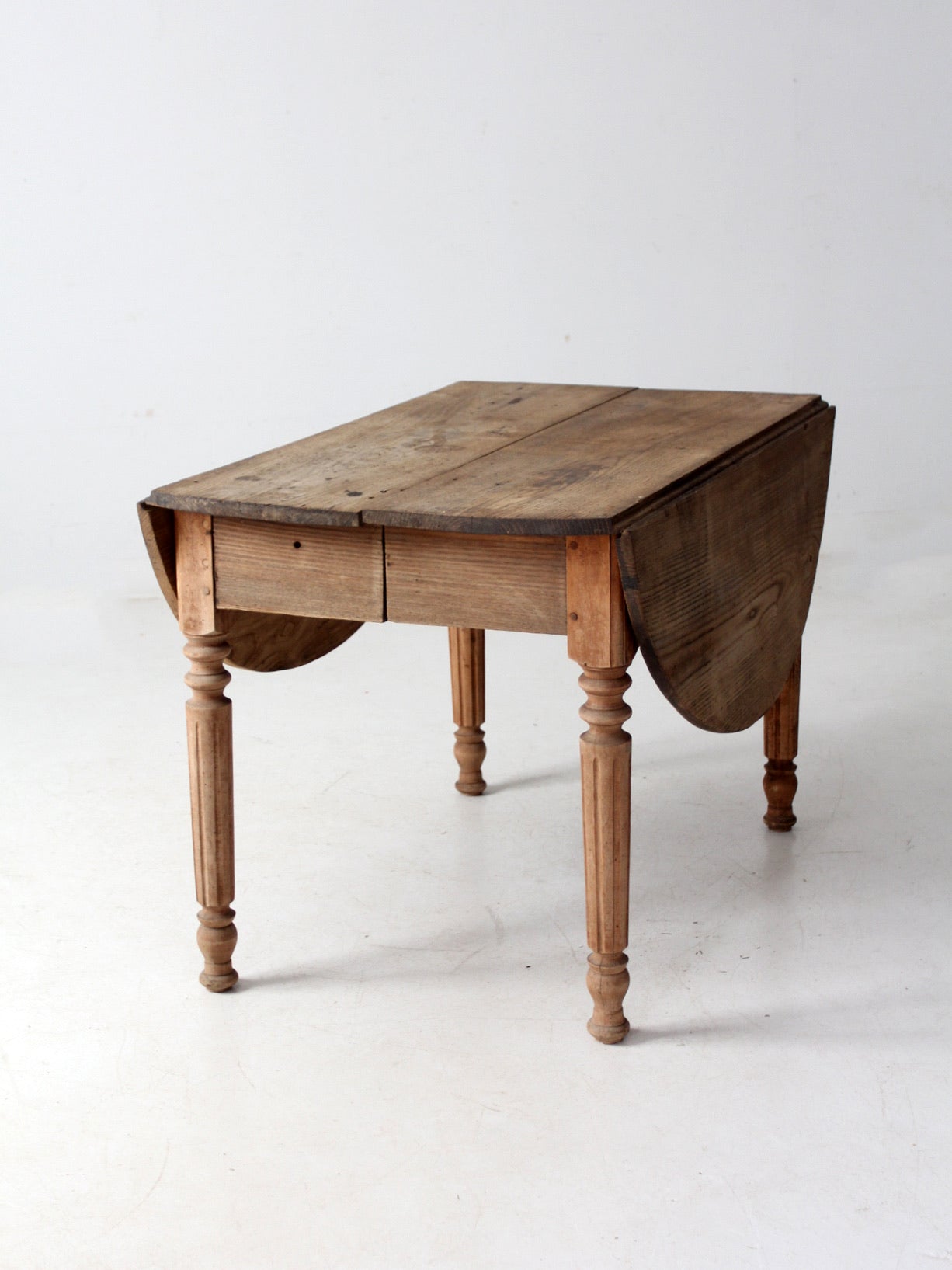 antique drop leaf dining table